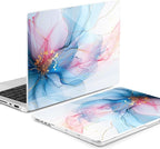 DONGKE for M4 MacBook Pro 16 Inch Case 2024 2023 2021 A3403 A3186 M3 A2991 M2 A2780 M1 A2485 Pro/Max Chip, Plastic Hard Shell Case & Keyboard Cover for Mac Pro 16 with Touch ID, Soft Flowing Colors