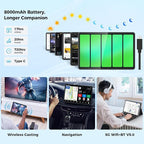 Android Tablet with Keyboard, Android 15 Tablet 10 inch with 24GB+128GB, 1TB Expand, 8-Core, 8000mAh, 5G WiFi, Widevine L1, GMS, with Case, Keyboard, Mouse, Stylus(Pink)