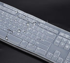 Keyboard Cover for Logitech MK370 MK295 MK270 K270 Keyboard, Logitech MK370 MK270 K270 Keyboard Skin Protector - Clear