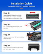 148A Black Toner Cartridge with chip 2-Pack High Yield Replacement for HP 148A W1480A 148X W1480X Compatible with HP LaserJet Pro MFP 4101dw 4101fdn 4101fdw 4001dn 4001dw 4001n Printer Ink 4001 4101 e