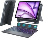 Combo Keyboard Case with Trackpad for ipad Air 11-inch (M2) 2024 & iPad Pro 11 inch (1st/2nd/3rd/4th Generation), Detachable Backlit Keyboard with Kickstand, Multi-Mode, For 10.9”iPad Air 4th/5th Gen