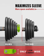 Mini Barbell Clips 1 inch I Multi-Size Adjustable Barbell Collar I 1 inch Barbell ClampsIQuick Release Weight Clips Pair of Locking for Dumbbell Bar