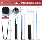 YIMAGUJRX RUNJRX Keyboard Switch Lube Kit GPL 205G0 0.53oz/15g, Switch Opener for Cherry MX TTC Holy Pandas Switch,Switch Lube Tools for Gaming Keyboard