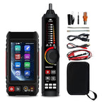 Rechargeable Network Cable Tester, WANLUTECH Tone Generator with Probe Support Digital Multimeter Optical Power Meter Visual Fault Locator Network Test PoE Test Cable Continuity Testing (LT-600M)