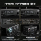 Phenyx Pro Dual UHF Wireless Microphone System，Auto-Scan Cordless Mic Set w/ 2x100 Frequencies, 2 Bodypacks & Headsets/Lapel Microphones for Speaking, Singing, Church, DJ (PTU-71-2B)