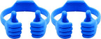 Honsky Cell Phone Stand Holder 2-Pack,Thumbs Up Lazy Phone Stand,Universal Adjustable Flexible Dock for All Phones & Tablets,Cute Stocking Stuffer Gift for Teen Girls,Blue