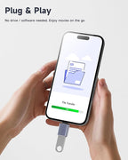 LERTOSN 4 Pack USB to USB C Adapter, USB 3.0 & USB C to USB A Adapter, OTG Converter for iPhone 16/15/14, MacBook Pro/Air 2024, Samsung S25/S24, Car Charger,Fast Data Transfer & Charging