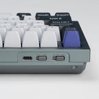 Keychron Q6 Pro Full Aluminum Wireless Bluetooth Custom Mechanical Keyboard for Mac Windows Linux, Full-Size QMK/VIA Programmable Knob KSA Double-Shot PBT Keycap Hot-Swappable K Pro Red Switch-Grey