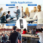 128GB Digital Voice Recorder with Playback - Voice Activated Recorders for Lectures/Meetings/Interviews, 9300Hours Audio Recorder Device, Dictaphone Tape Recorder Portable Mini with USB and Mp3 Player