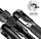 Manfrotto Befree Advanced Camera Tripod Kit with Twist Closure, Travel Tripod Kit with Ball Head, Portable and Compact, Camera Tripod in Aluminum for DSLR, Reflex, Mirrorless, Camera Accessories