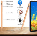 Stylus Pen for Touch Screen, Rechargeable Active Magnetic iPad Pencil UniversalTablet Pencil Stylus Pen for iPad/Pro/Air/Mini/iPhone Samsung/Android and Other Smartphone Devices-Orange
