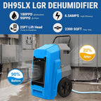 MOUNTO Water Damage Restoration Combo Package Deals (12xAir Mover, 2x Air Scrubber, 2x LGR Dehumidifiers)