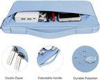 MOSISO Compatible with MacBook Air 13 inch Case 2025 2024 2023 2022 M4 A3240 M3 A3113 M2 A2681, Hard Shell&Sleeve Bag&Keyboard Skin&Webcam Cover&Screen Film for MacBook Air 13.6 inch, Air Blue