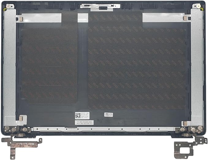 Replacement LCD Back Cover Rear Top Lid with Hinges for Dell Latitude 15 3520 E3520 Series Laptop,New Dell Latitude 3520 Back Cover and Hinge P/N: 17XCF 017XCF Black