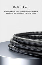 TV Remote USB C Charger Cable for Apple TV Remote 3rd/4th Gen, Siri Remote 3rd, MFi Certified Woven USB A to USB-C Cord Fast Charging for Samsung Smart TV Remote Control, Type C Charge Wire - Black