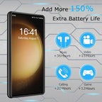 Battery Case for Galaxy S23 Ultra, [12000mAh] Slim Portable Protective Fast Charging Case Backup Power Bank Battery Case Compatible with Galaxy S23 Ultra-6.8 inch-Black