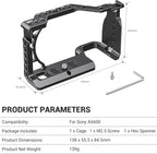 SMALLRIG Cage for Sony Alpha A6600/ILCE 6600 Mirrorless Camera with Cold Shoe Mounts - CCS2493