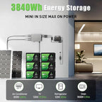 12V 300Ah LiFePO4 Battery, 12V Lithium Battery with 200A BMS, 3840Wh Energy, Deep Cycle Battery, Lithium Iron Phosphate Battery for Trolling Motor, Solar, RV, Camping, Van, Marine