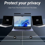 MUBUY-GOL Magnetic Privacy Screen Protector for 16 Inch 16:10 Aspect Ratio Screen 360° Anti-Spy, Anti-Glare, Anti-Blue Light Protection, Enhanced Screen Clarity & Scratch Guard