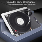 for MacBook Pro 16 inch Case 2021 2022 2023 2024 Release A3186 A3403 M4 A2991 M3 A2780 M2 A2485 M1 Pro/Max, Hard Shell Case with Screen Protector & Keyboard Cover, DJ Turntable