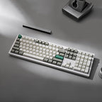 Keychron Q6 Max QMK/VIA Bluetooth Wireless /2.4 GHz/USB-C Wired Custom Mechanical Keyboard, Full Size Programmable Knob RGB Backlit Hot-Swappable Gateron Brown Switch for Mac Windows Linux - White