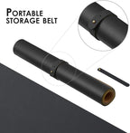Cork Desk Mat - Dual-Sided Desk Pad for Office and Home - Desk Organization and Accessories - Ideal for Large Mouse Pad and Desk Mats on Top of Desks(Black,27.6"x 13.8")