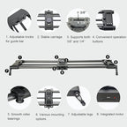Konova New G1 Wireless Motorized Integrated Carbon Slider for Video, Time Lapse, Stop Motion, Parallax Panormaic Shooting (80cm (31.5"))