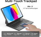 Magic Keyboard Case for iPad 11th (A16, 2025)/10th Generation 2022, Magnetic Stand with Multi-Touch Trackpad, iPad 10.9-inch 10th Gen /11th Gen Keyboard Case, Floating Cantilever Stand,Backlit,Black