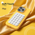 Silicone Phone Sticky Grip, Suction Phone Case Mount for iPhone and Android, Hands-Free Sticky Cell Phone Grip, Mobile Fidget Mirror Holder for Selfies and Videos