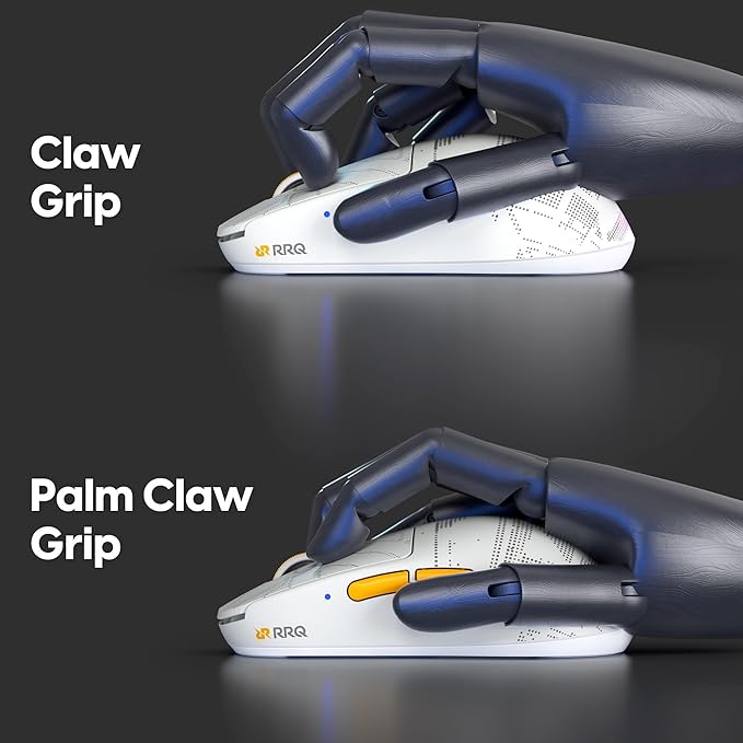 Pulsar x RRQ X2H Mini Wireless Gaming Mouse, Limited Color Edition, Ultra Lightweight 1.83 oz (52 g), Symmetrical, Optical Switch, 26000 DPI, PAW3395 Sensor (Mini, RRQ Edition)