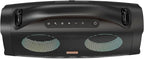 DOSS Extreme Boom+ Loud Bluetooth Speaker with 100W Stereo Sound, Extra Bass, 20H Playtime, Party-Sync Led Lights, Built-in Power Bank, IPX6 Waterproof Outdoor Speaker for Camping, Travel-Copper Gold