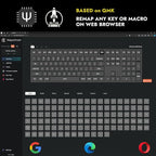 Keychron Q6 Max QMK/Launcher Wireless Bluetooth/2.4 GHz/USB-C Wired Custom Mechanical Keyboard, Full Size Programmable Knob RGB Backlit Hot-Swappable Gateron Red Switch for Mac Windows Linux - White