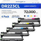 DR223CL DR-223CL Drum Unit (Not Toner)Set 4-Pack Replacement Compatible for Brother DR-223CL Imaging Drum HL-L3270CDW HL-L3210CW MFC-L3770CDW HL-L3290CDW MFC-L3750CDW L3710CW L3230CDW L3230CDN Printer