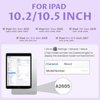 OYEEICE Keyboard Case for iPad 9th Generation - Detachable Wireless Backlit Keyboard, Magnetic Cover with Pencil Holder for iPad 9th/8th/7th Gen 10.2 inch, iPad Pro 10.5" & iPad Air 3rd - Purple