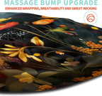 Ergonomic Mouse Pad Wrist Support with Memory Foam Massage Bulge, Carpal Tunnel Pain Relief Mousepad Wrist Rest for Mouse(12x8 inch, Midnight Forest)
