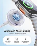 Temdan for Apple Watch Charger,4 in 2 USB C Cable for iPhone 16 Charger/Type C/Lightning/Micro USB,Multi Charging Cable Cord,Portable Travel Vacation Essentials Designed for iWatch &iPhone 16-12