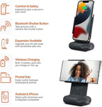 ShiftCam ProGrip Starter Kit – DSLR-Style Phone Camera Grip with Built-in Powerbank, Wireless Shutter Button and Qi Charging, Freestanding Dock & Tripod Mount – Compatible w/Android & iPhone