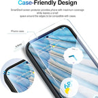 SMARTDEVIL [3+3 Pack for Google Pixel 7 Screen Protector with Camera Lens Protector, Finger Print Reader Compatible, Fast & Easy Installation, Clear 9H Tempered Glass Film, Alignment Frame
