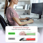 TECKNET Ergonomic Mouse Wireless, Rechargeable Mouse Wireless Silent for Carpal Tunnel Right Hand, 2.4GHz USB Vertical Mouse Wireless for Laptop, 5 Adjustable 4800 DPI, Computer, MacBook, Desktop