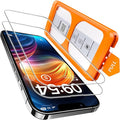 TOCOL for iPhone 12 Pro Max Screen Protector 9H Hardness Military Grade Shatterproof HD Tempered Glass Full Coverage Easy Installation Case Friendly 2 Pack