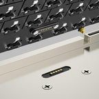 KEEBMONKEY WOBKEY Crush 80 Reboot CNC Aluminum 5-Second Quick-Release Triple-Mode Connectivity Mechanical Keyboard with Superior Acoustics (Pro Black)