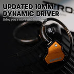 Linsoul 7Hz x Crinacle Zero:2 in Ear Monitor, Updated 10mm Dynamic Driver IEM, Wired Earbuds Earphones, Gaming Earbuds, with OFC IEM Cable for Musician (Orange)