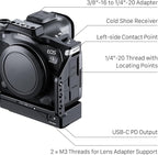 Tilta Full Camera Cage with Cooling System Compatible with Canon R5 Mark II - Black
