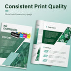 936XL 936 9125e Ink Cartridges Combo Pack: Replacement for HP 936e 936 Ink Cartridges for HP Printers OfficeJet Pro 9125e 9120e 9730e 9130 9135e 9122e 9128e 9110b 9120b 9130b 9130e