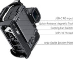 Tilta Camera Cage Advanced Kit with Cooling System Compatible with Canon R5 Mark II - Black