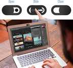 Laptop Camera Cover Slide, 8 Pack Ultra-Thin Webcam Cover, Compatible with MacBook, Laptop, PC, iMac, iPad, iPhone 6/7/8 Plus, 0.022in Thick Web Blocker, Protect Privacy and Security