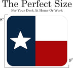 Texas State Flag Mouse Pad Mat Mousepad for Desk Computer Laptop PC Gaming Home or Office Gift for Texan TX (Texas MP56)