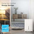 TCL 4500 Sq. Ft. 50-Pint Smart Dehumidifier, Energy Star 2024, Ideal for Whole House, Including Basements, Bedrooms, Bathrooms, Attics & Garages, Compatible with Alexa/Google Assistant