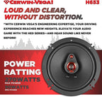 CERWIN-VEGA! HED 2025 Edition – 6.5” 3-Way Coaxial Full Range Speaker System - H653