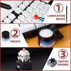 YIMAGUJRX RUNJRX Keyboard Switch Lube Kit JRX 205G0 0.53oz/15g, Switch Opener for Cherry MX TTC Holy Pandas Switch,Lube Tools for Mechanical Keyboard Switch